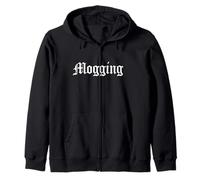 Mogging Meme Gen Z Slang Mog Mogged Atractivo Ajuste Deseable Sudadera con Capucha