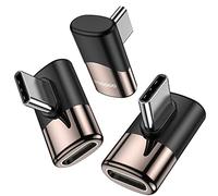 MOGOOD 90Deree Adaptador USB C en ángulo Recto USB C Macho a USB C Hembra Extensor,USB Tipo C Thunderbolt Extender para MacBook Pro,iPad Pro,Teléfonos,Nintendo Switch,y Otros Dispositivos de Tipo C.