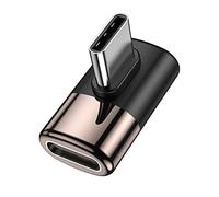 MOGOOD 90Deree Adaptador USB C en ángulo Recto USB C Macho a USB C Hembra Extensor,USB Tipo C Thunderbolt Extender para MacBook Pro,iPad Pro,Teléfonos,Nintendo Switch,y Otros Dispositivos de Tipo C.