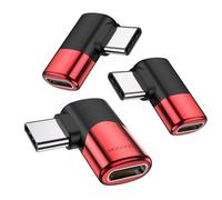 MOGOOD Adaptador USB C 90 Grados, Conector USB C Macho a USB C Hembra en ángulo Recto para Steam Deck, Switch, Notebook, Tablet, teléfonos y más