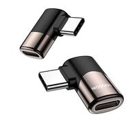 MOGOOD Adaptador USB-C 90° Macho-Hembra, USB4, 40Gbps, 100W, 8K, Pack 2