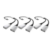 MOGOOD Adaptador USB C a 2 USB, 480 Mbps, USB C a 2 USB A 2.0 Hub Cable