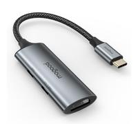 MOGOOD Adaptador USB C a HDMI (4K@30Hz) Adaptador USB-C 3.0 Concentrador USB C con Suministro de Energía de 100W para MacBook Pro/Air, iPad Pro, Pixelbook, XPS, Galaxy, iPhone 16
