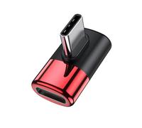 MOGOOD Adaptador USB-C ángulo de 90 Grados (Paquete de 2), USB C Adaptador de ángulo de 90 Grados Tipo C Adaptador de Transferencia de Datos Compatible con MacBook Pro,iPad Pro,Teléfonos,Nintendo