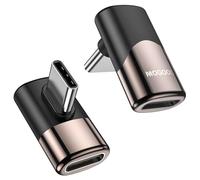 MOGOOD Adaptador USB C de ángulo recto de 90 grados - C macho a C hembra USB C extensor para Steam Deck, Switch, Notebook, tablet, teléfono móvil y más