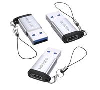 MOGOOD Adaptador USB C Hembra a USB Macho 3.0, USB C Hembra a Tipo A USB Macho Adaptador para Carga Rápida y Sincronización de Datos, para Apple Magsafe Watch 7/8 Compatible con iPhone iWatch AirPods