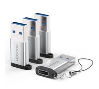 MOGOOD Adaptador USB C Hembra a USB Macho 3.0, USB C Hembra a Tipo A USB Macho Adaptador para Carga Rápida y Sincronización de Datos, para Apple Magsafe Watch 7/8 Compatible con iPhone iWatch AirPods