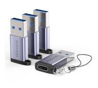 MOGOOD Adaptador USB C Hembra a USB Macho 3.0, USB C Hembra a Tipo A USB Macho Adaptador para Carga Rápida y Sincronización de Datos, para Apple Magsafe Watch 7/8 Compatible con iPhone iWatch AirPods