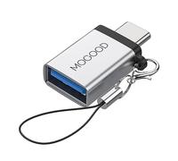 MOGOOD Adaptador USB C Macho a USB 3.0 Hembra, Adaptador USB a USB C OTG convertidor Compatible con MacBook Pro,Chromebook, Pixelbook,Microsoft Surface Go,Samsung Galaxy S20 S21 S22 Pixel