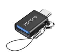 MOGOOD Adaptador USB C Macho a USB 3.0 Hembra, Adaptador USB a USB C OTG convertidor Compatible con MacBook Pro, Chromebook, Pixelbook, Microsoft Surface Go, Samsung Galaxy S20 S21 S22 Pixel