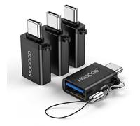MOGOOD Adaptador USB C Macho a USB 3.0 Hembra, Adaptador USB a USB C OTG convertidor Compatible con MacBook Pro, Chromebook, Pixelbook, Microsoft Surface Go, Samsung Galaxy S20 S21 S22 Pixel