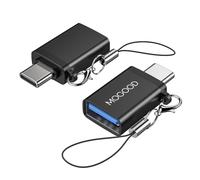MOGOOD Adaptador USB C Macho a USB 3.0 Hembra, Adaptador USB a USB C OTG convertidor Compatible con MacBook Pro, Chromebook, Pixelbook, Microsoft Surface Go, Samsung Galaxy S20 S21 S22 Pixel