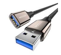 MOGOOD Cable Alargador USB 3.0 0.5M, Cable Extension USB Tipo A Macho A Hembra Alta Velocidad 5Gbps para Luces, PC, portátil, Tablet, Macbook