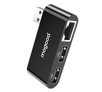 MOGOOD Hub USB 3.0 con 4 Puertos, Diseño Delgado, Velocidad 5Gbps