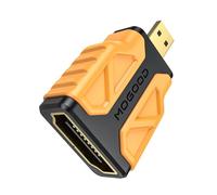 MOGOOD Micro HDMI a HDMI Adaptador 1 Pack, 4K@30HzHDR, 3D Dolby, ARC, Compatible con Raspberry Pi5/Pi4, GoPro Hero, Nikon, Sony y más
