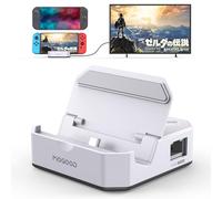MOGOOD Switch 2 TV Dock Station 100W PD, 1Gbps Ethernet, 4K@60Hz, 2*Puerto USB 3.0, el Muelle de Expansión Switch 2 es Compatible con Nintendo Switch 2/1/OLED