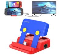 MOGOOD Switch 2 TV Dock Station 100W PD, 1Gbps Ethernet, 4K@60Hz, 2*Puerto USB 3.0, el Muelle de Expansión Switch 2 es Compatible con Nintendo Switch 2/1 / OLED