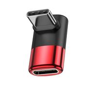 MOGOOD USB C 90 Grados Adaptador C Macho a C Hembra USB C Extender Adaptador Tipo-C de transmisión de Datos PD100W de Carga rápida y 8K@60Hz de Paso de vídeo para Accesorios de la Cubierta de Vapor