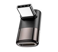 MOGOOD USB C 90 Grados Adaptador C Macho a C Hembra USB C Extender Adaptador Tipo-C de transmisión de Datos PD100W de Carga rápida y 8K@60Hz de Paso de vídeo para Accesorios de la Cubierta de Vapor