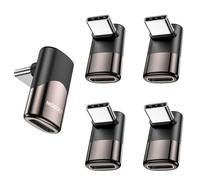 MOGOOD USB C 90 Grados Adaptador C Macho a C Hembra USB C Extender Adaptador Tipo-C de transmisión de Datos PD100W de Carga rápida y 8K@60Hz de Paso de vídeo para Accesorios de la Cubierta de Vapor