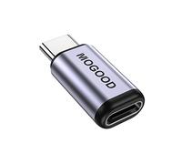 MOGOOD USB C Adaptador masculino a femenino, admite 100W de carga rápida de 40GBps transferencia de datos 8K@60Hz Salida de video para USB4,Thunderbolt 4/3,computadora portátil,muelle de vapor,tableta
