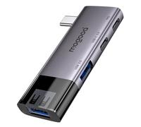 MOGOOD USB C Hub 5Gbps, 100W USB 3.0 Hub Multi USB Port Expander, USB C Splitter Multiport Adapter para Ordenador portátil, PC de Escritorio, Xbox, PS5, ratón, Teclado y más.