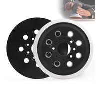 MOGRQAP 2 discos de lijado de 125 mm para Bosch GEX 125-1 AE PEX 220 A y AE, 8 agujeros, placa de lija para lijadoras orbitales Bosch RSO34& RS035