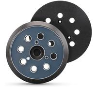 MOGRQAP - Almohadilla de repuesto (2 unidades, 125 mm, bandeja de lijado, 8 agujeros, para Makita BO5021, BO5031, BO5041, BO5010, M9204, discos de lijado para DeWalt 151281-08, DW420, DW421, Porter