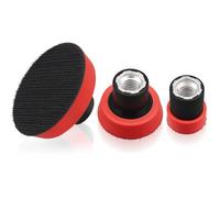 MOGRQAP Juego de 3 discos de lijado para lijadora orbital, pulidora, almohadilla de lijado, disco de lijado de 1 pulgada, 2 y 3 pulgadas