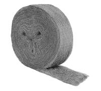 MOGRQAP Lana de Acero 1# para Proteger Contra Ratones, 20M Lana de Acero 1# para Agujeros, Grietas en Paredes, Lanas de Alambre para Limpieza y Pulido de Madera, Vidrio, Metal, Bronce, Cobre