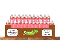 Mogu Mogu - Bebida con sabor a fresa con NATA de Coco (24 x 320 ml)