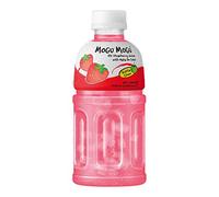 Mogu Mogu Jugo de Frutas con Nata De Coco, 10.82 Fl Oz (Fresa, Paquete de 24)