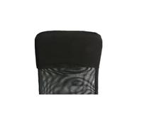 MoguGo Funda de cojín para la cabeza, funda de respaldo, silla, protección dorsal (negro, 28 x 48 cm)