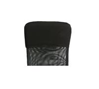 MoguGo Funda de cojín para la cabeza, funda para respaldo de silla, funda para silla, carcasa trasera de silla, protector de respaldo de silla (Negro, 35x48cm)