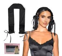 Moguri 1 Pieza de rizadores sin Calor para la Noche, Juego de Cintas para Alisar el Cabello sin Calor para Cabello Largo, Ideal para Todos los Tipos de Cabello, Negro