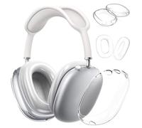 Moguri 1pair Case for Airpods Max, Thin Soft TPU Transparent Case, Shockproof , Scratch-Resistant, Transparent Accessories for AiPods Max, Crystal Clear