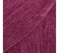 Mohair and Silk Yarn Drops Kid-Seda, 0 o encaje, 2 capas, 25,5 g 230 yardas por bola (17 rosa oscura)