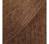 Mohair and Silk Yarn Drops Kid-Seda, 0 o encaje, 2 capas, 25,5 g 230 yardas por bola (35 chocolate)