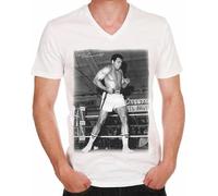 Mohamed Ali Boxing Star - Camiseta para hombre, color blanco, blanco, XXL