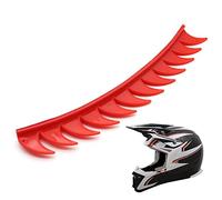 Mohawk - Goma para Casco con Cabeza Gallo | Pegatina Decorativa Mohawk Motocicleta para Todos los Cascos (Cascos no incluidos)