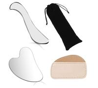 mohito 2 pieza Rascador de Drenaje,Herramienta GuaSha Facial,herramientas Gua Sha,Regalo para el cuidado de la piel para contornear y descongestionar la mandíbula Relajación muscular Alivio del dolor