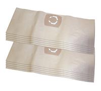 MohMus 10 Bolsas de Aspiradora para STARMIX: GS 1022 HZ Plus, STIHL: SE 61, 61 E, TCM: TCM 66 391