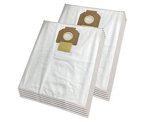 MohMus 10 Microfibra Bolsas de Aspiradora para NILFISK Alto Attix 8 Gallon AS/E, Centix 60, IVB3, IVB30, Buddy 15