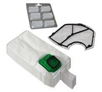 MohMus 6 Microfibra Bolsas de aspiradora + 6 Ambientadores + Filtro de Motor para Vorwerk Kobold VK 140, 150, VK140, VK150