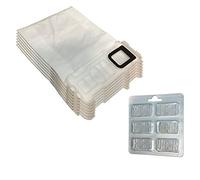 MohMus 6 Microfibra Bolsas de aspiradora + 6 Ambientadores para Vorwerk Kobold VK 135, 136, VK135, VK136