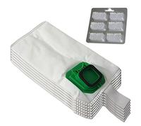 MohMus 6 Microfibra Bolsas de aspiradora + 6 Ambientadores para Vorwerk Kobold VK 140, 150, VK140, VK150