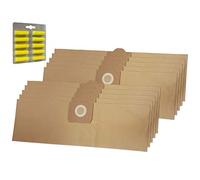 MohMus Set 10 Bolsas de aspiradora + 10 Ambientadores Adecuado para Kärcher 3000, Rowenta Z78, Wetrok Monovac 9, Kärcher A2251 Me, Siemenis D Type, Kärcher A2676 X PT Plus