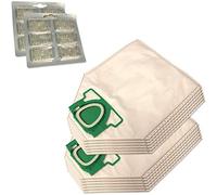 MohMus Set 12 Microfibra Bolsas de aspiradora + 12 Ambientadores para Vorwerk Kobol VK200, VK 200