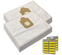 MohMus Set 20 Ambientadores + 20 Bolsas de aspiradora para Rowenta Compact Power Home & Car RO3969