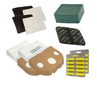 MohMus Set - 20 Bolsas de aspiradora + 20 Ambientadores + Filtro de HEPA + Filtro de Carbón para Vorwerk Tiger VT 251 252, VT251, VT252